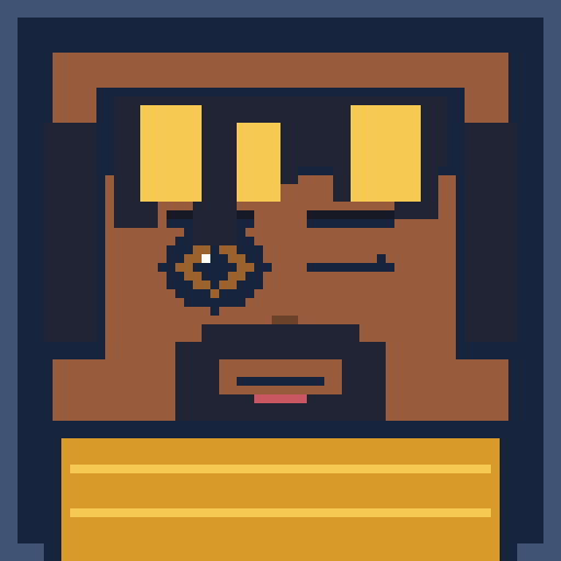square face with rugby shirt, beard, and layered bangs